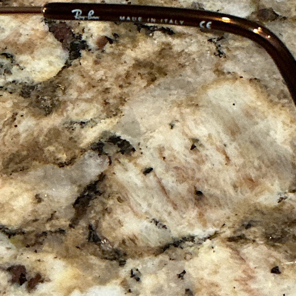 RAY-BAN Vintage Square RB3158 Unisex Orange Tinted Sunglasses - Picture 8 of 16